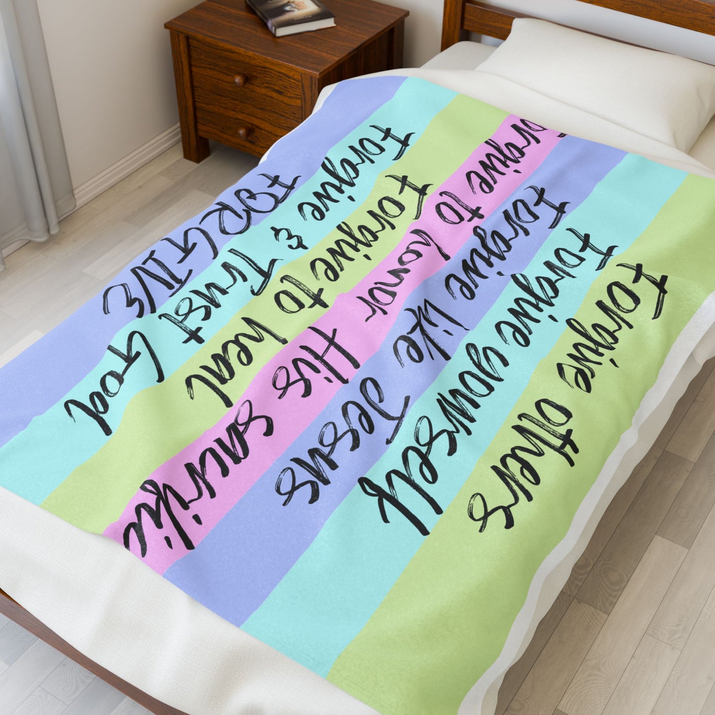 Forgive Velveteen Blanket