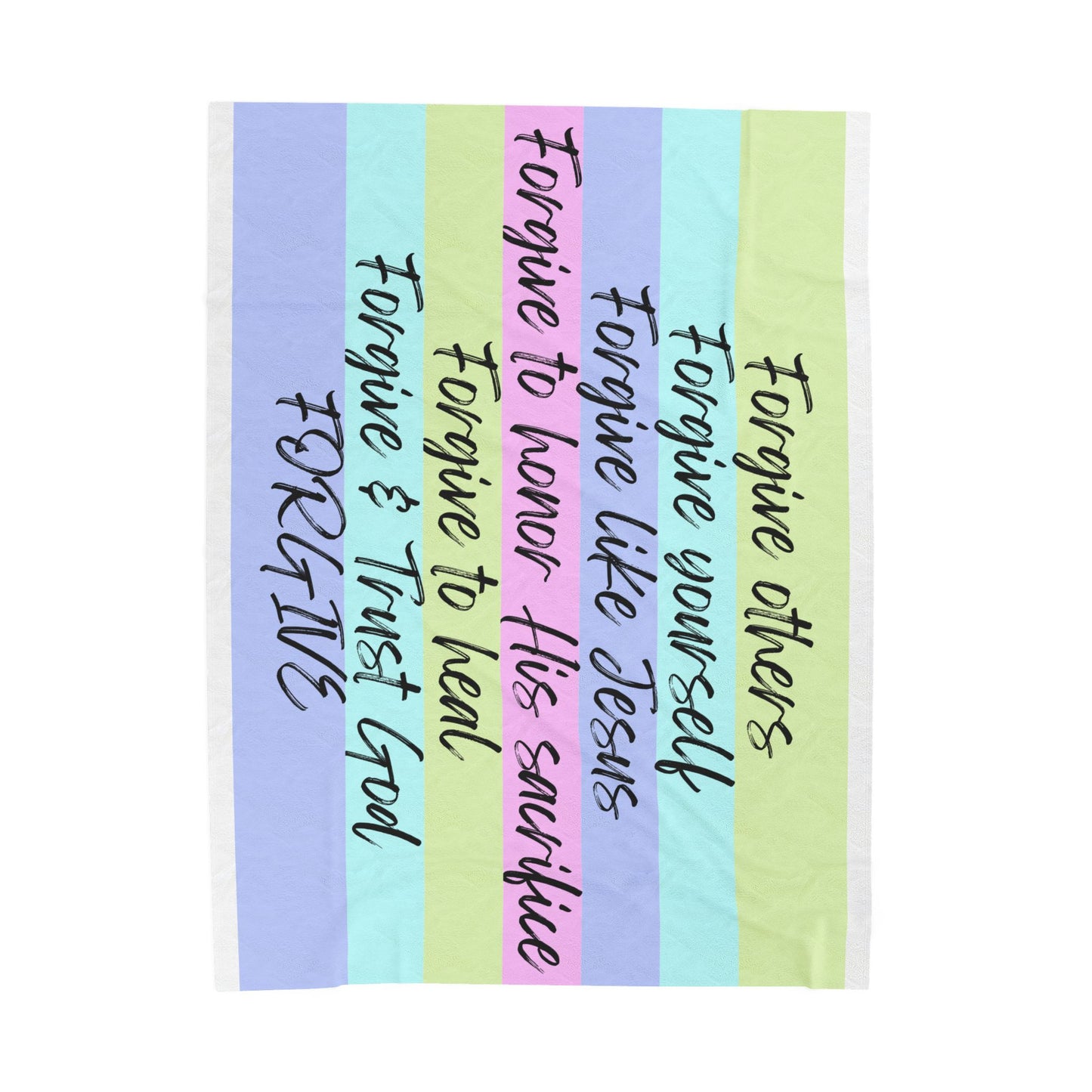 Forgive Velveteen Blanket