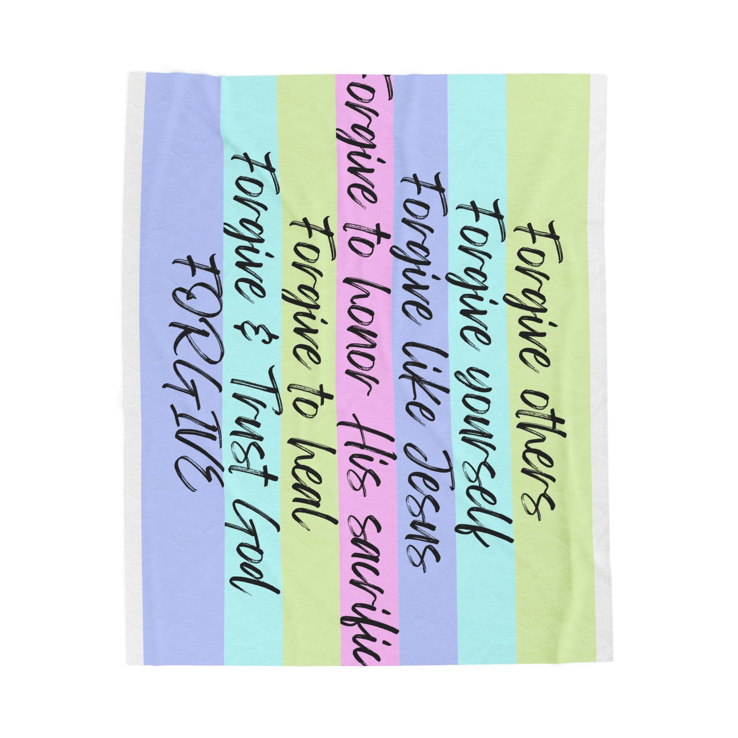 Forgive Velveteen Blanket