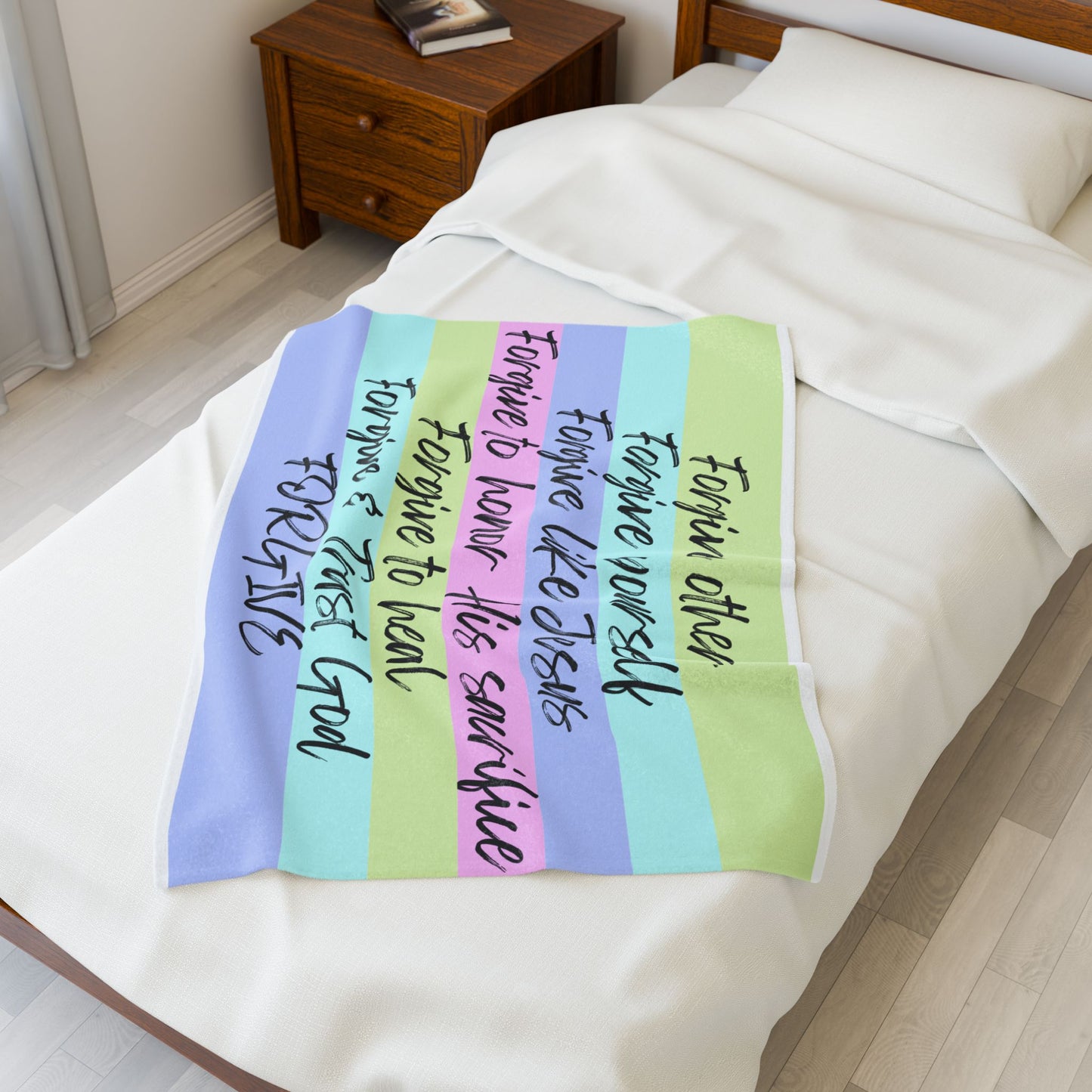 Forgive Velveteen Blanket