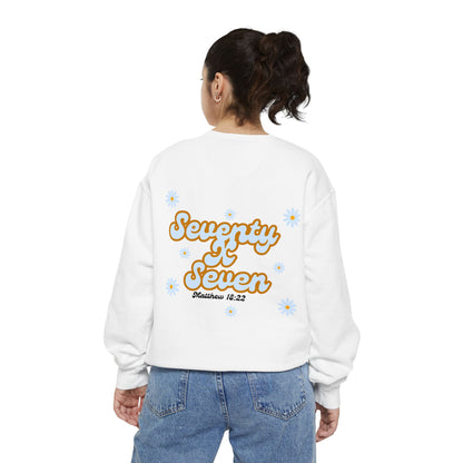 Seventy x Seven Baby Blue Florals Sweatshirt