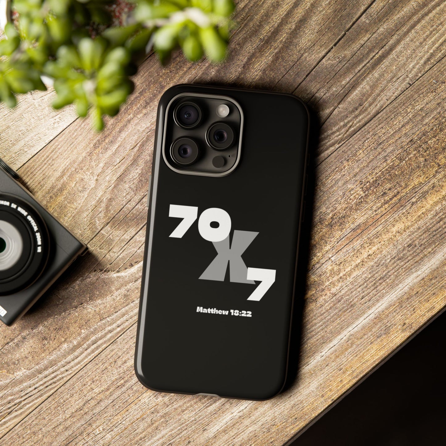 Seventy x Seven Black Phone Case