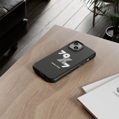 Seventy x Seven Black Phone Case