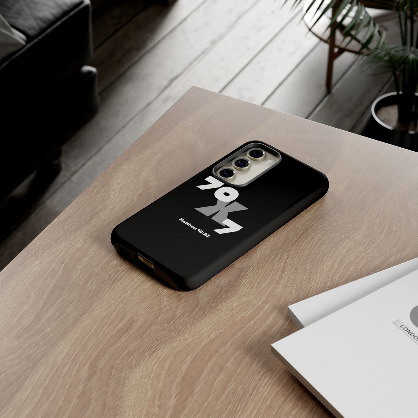 Seventy x Seven Black Phone Case