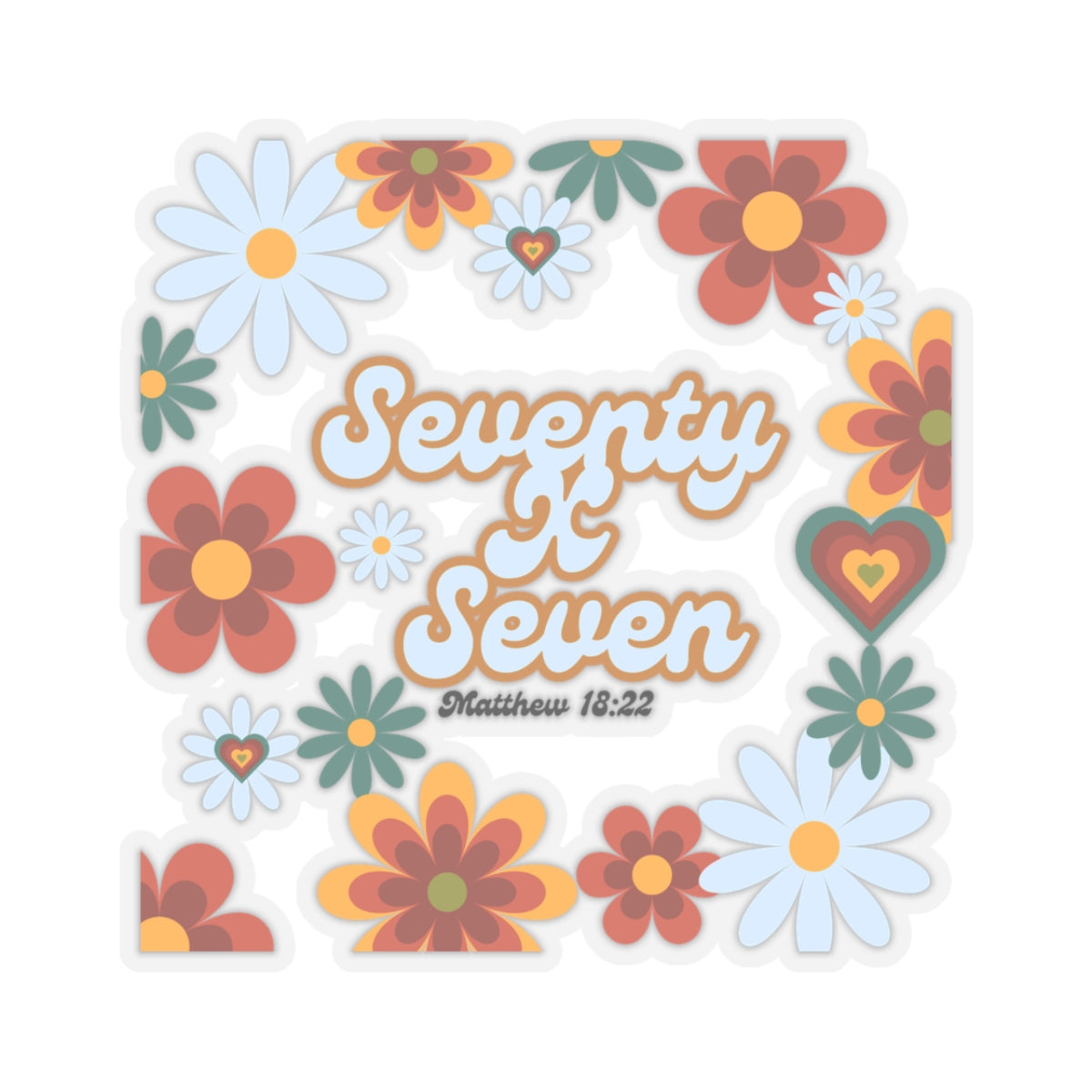 Seventy x Seven 1970's Kiss-Cut Stickers