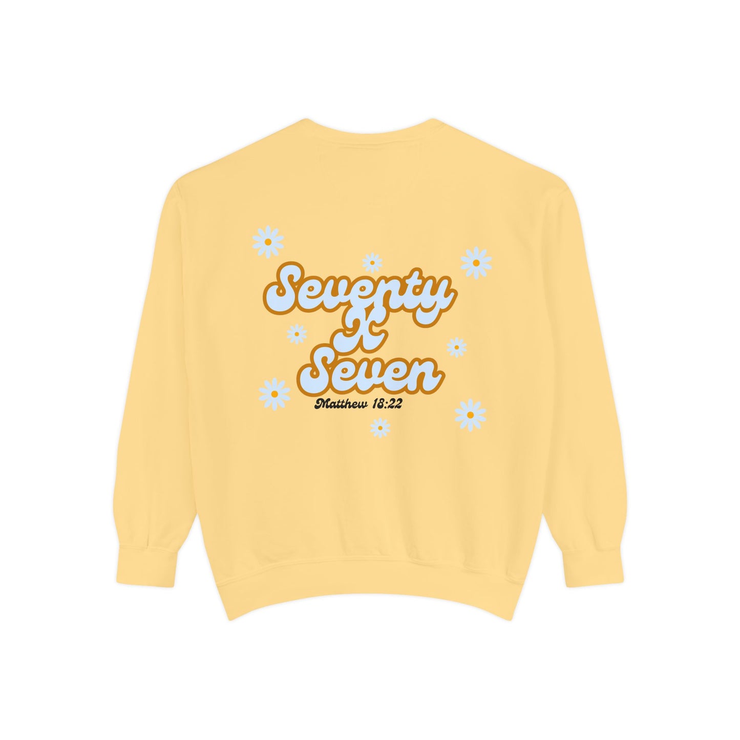 Seventy x Seven Baby Blue Florals Sweatshirt