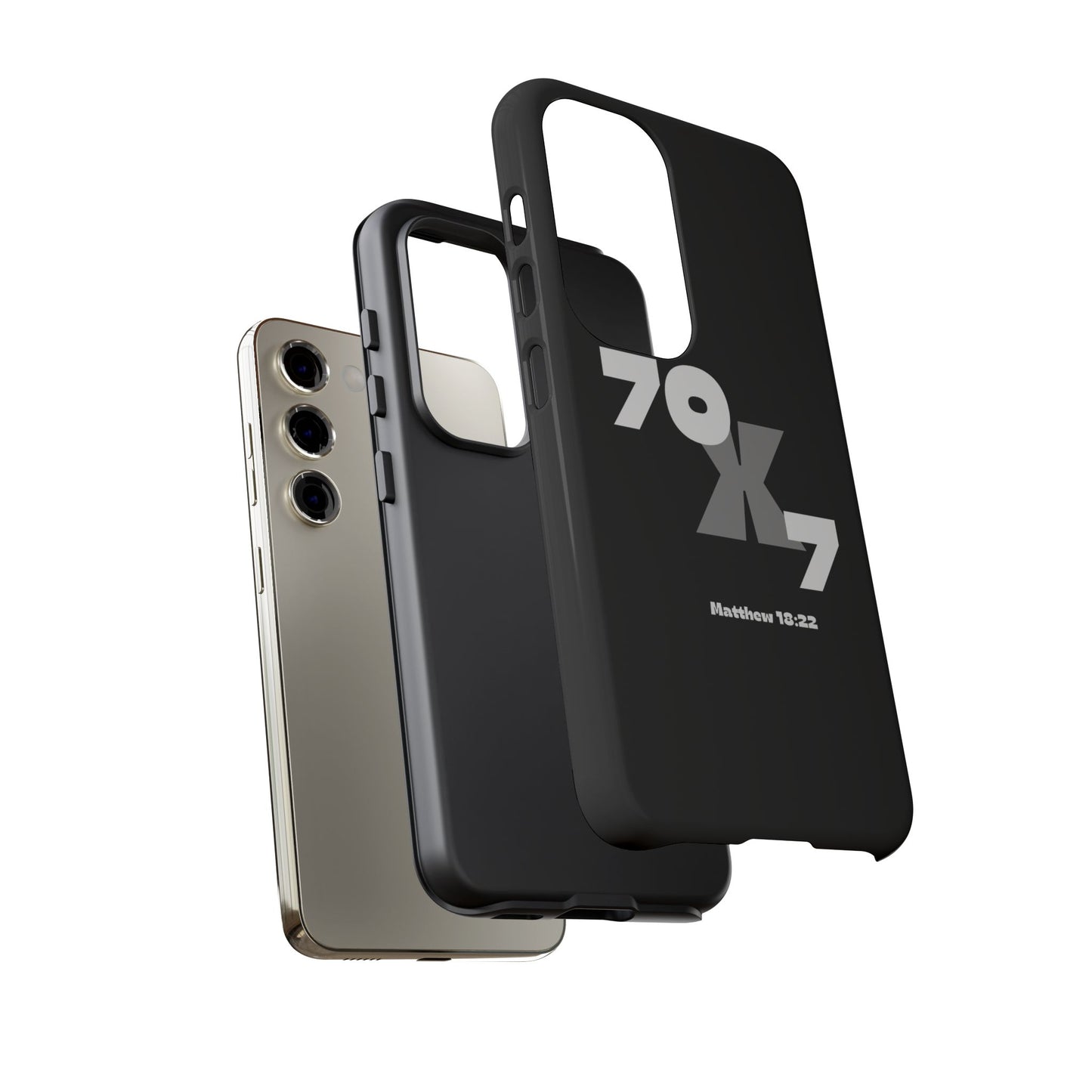 Seventy x Seven Black Phone Case