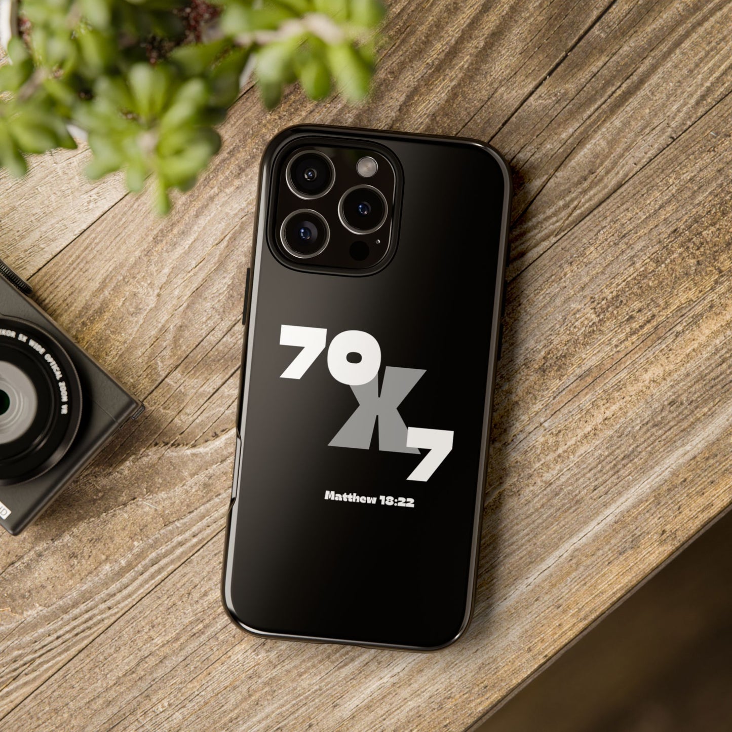 Seventy x Seven Black Phone Case