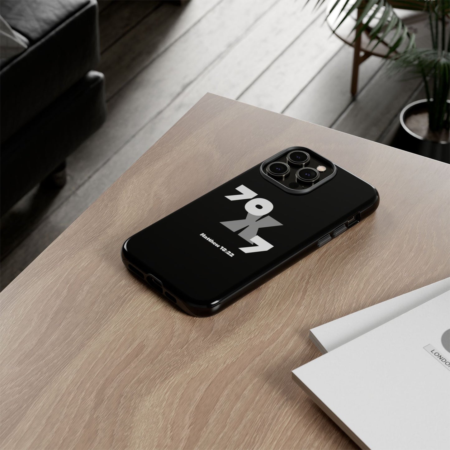 Seventy x Seven Black Phone Case