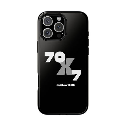 Seventy x Seven Black Phone Case