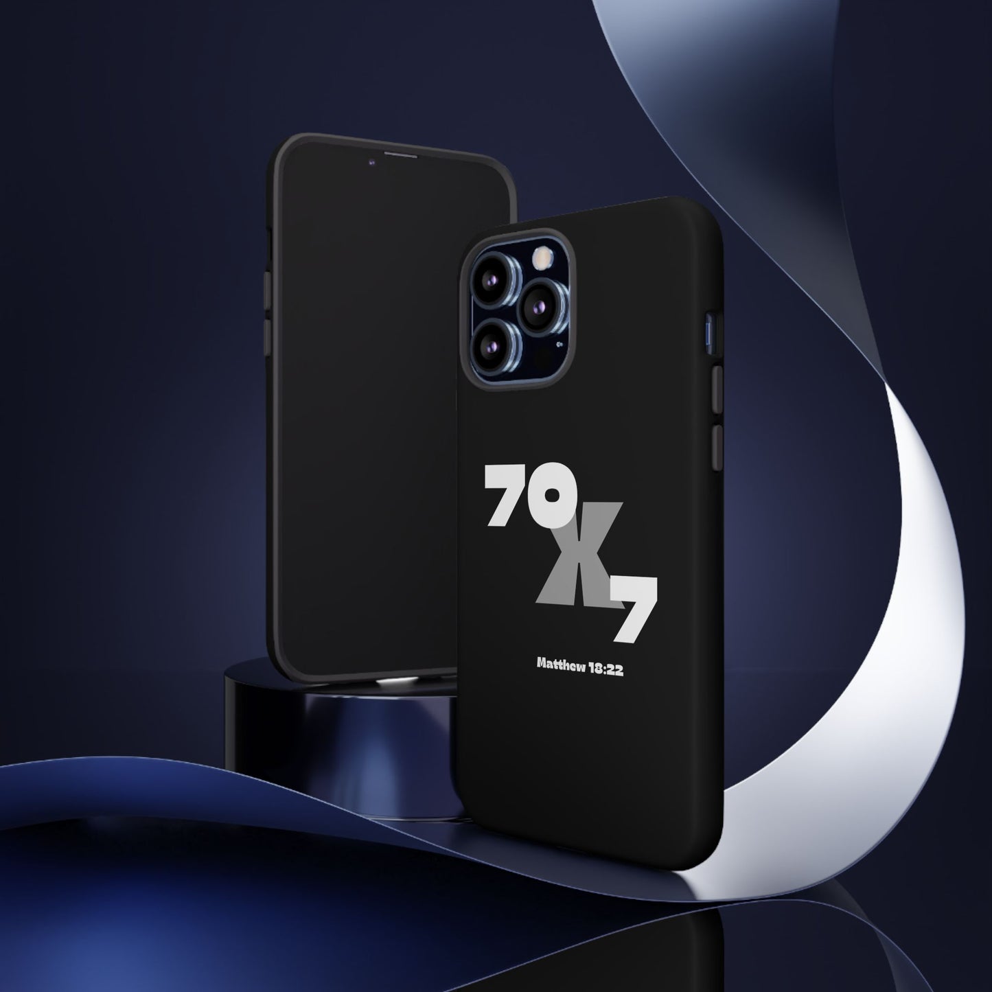 Seventy x Seven Black Phone Case