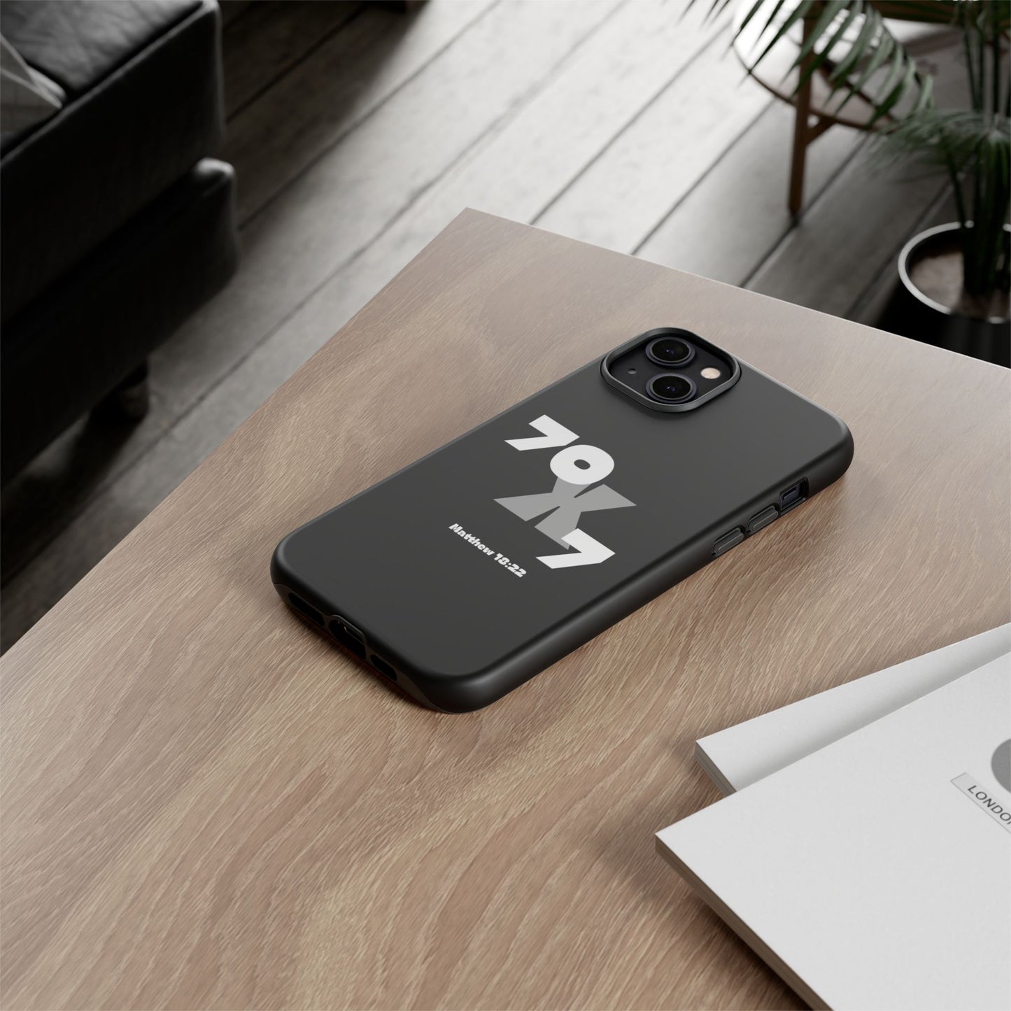 Seventy x Seven Black Phone Case