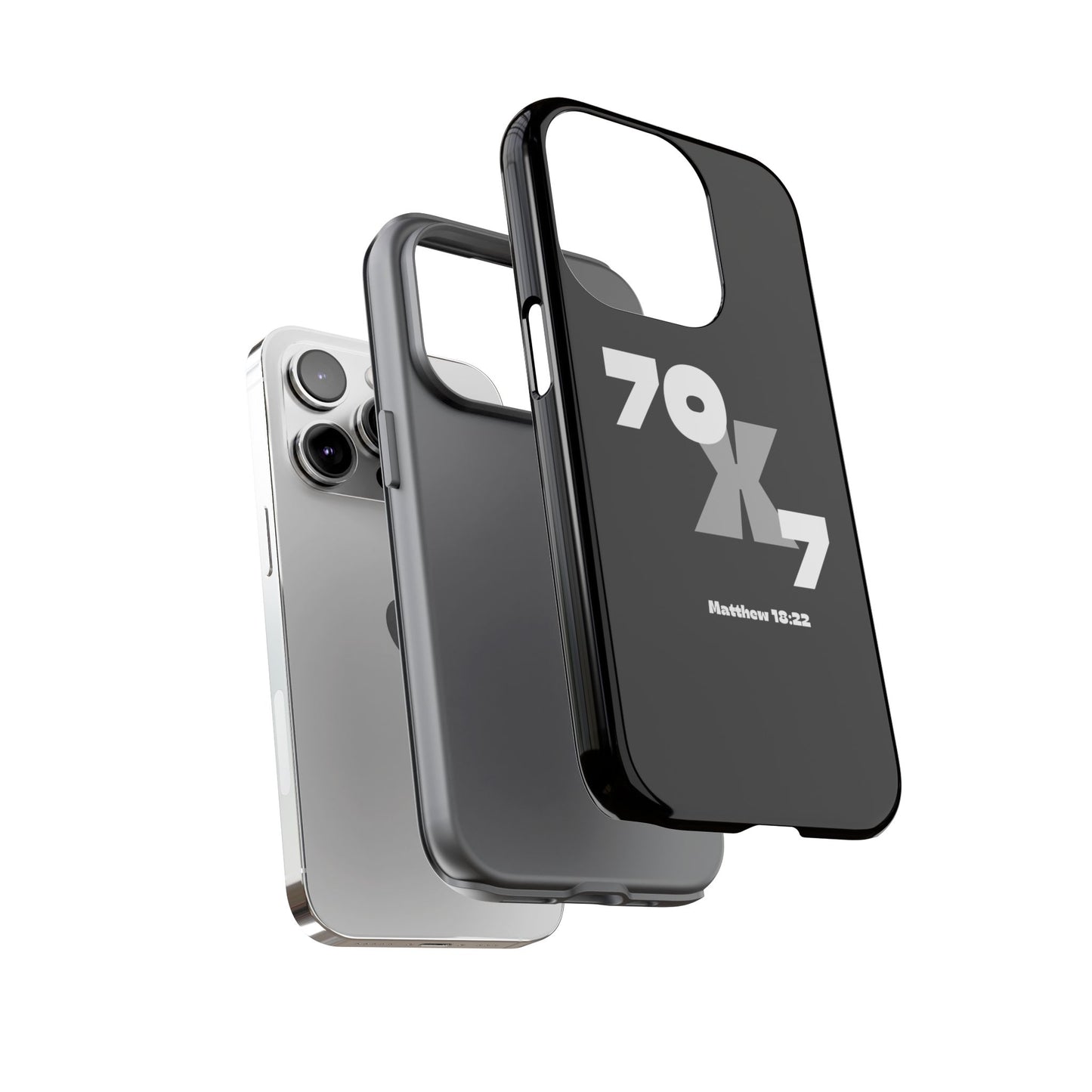 Seventy x Seven Black Phone Case