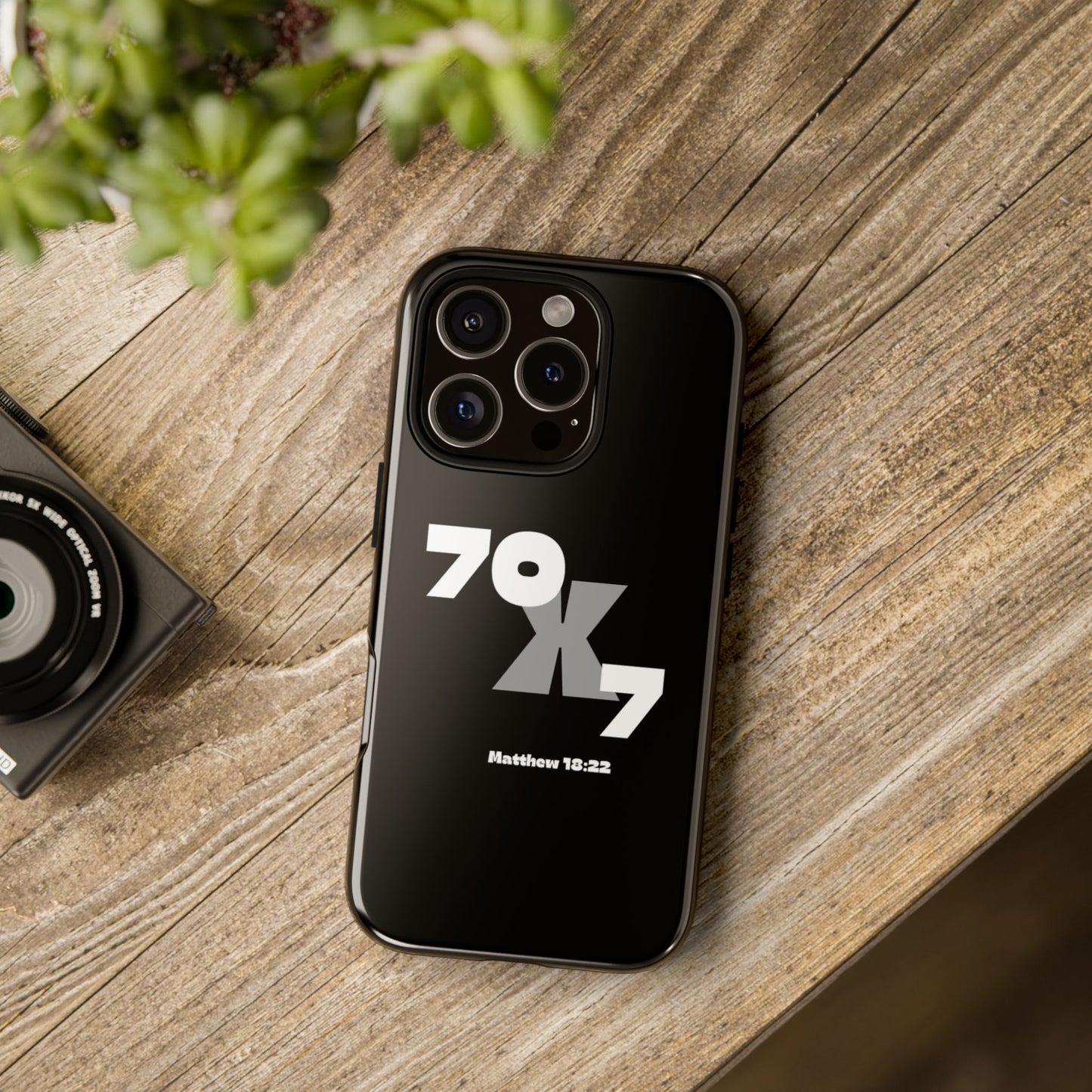 Seventy x Seven Black Phone Case