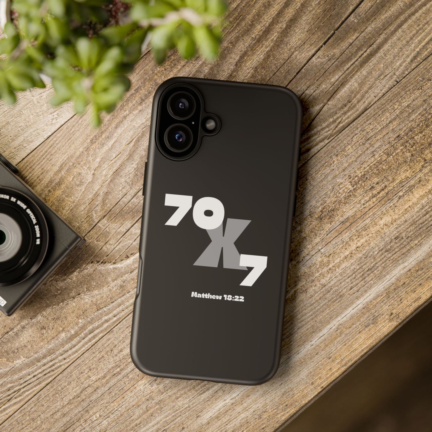 Seventy x Seven Black Phone Case