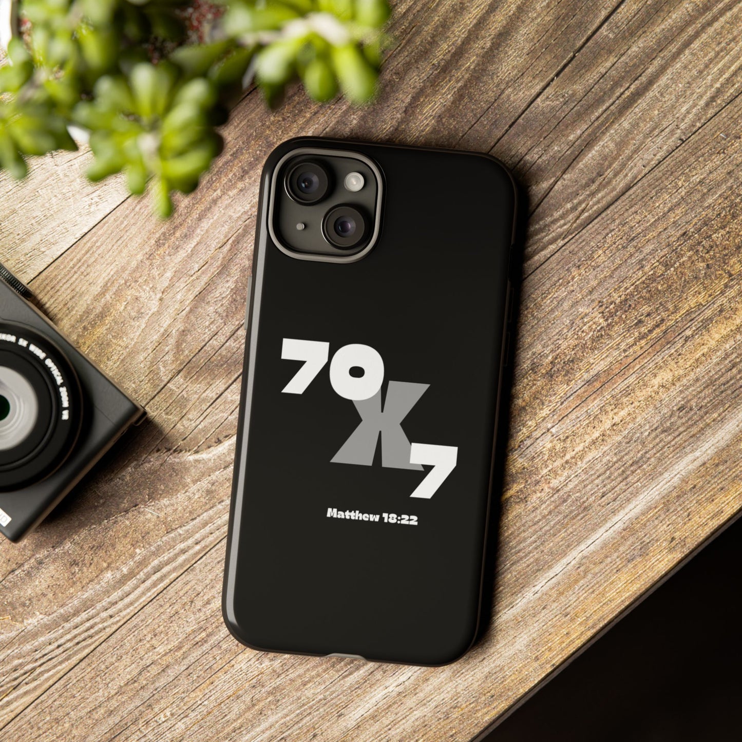 Seventy x Seven Black Phone Case