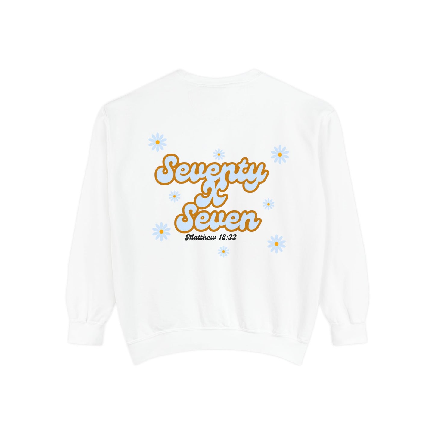 Seventy x Seven Baby Blue Florals Sweatshirt