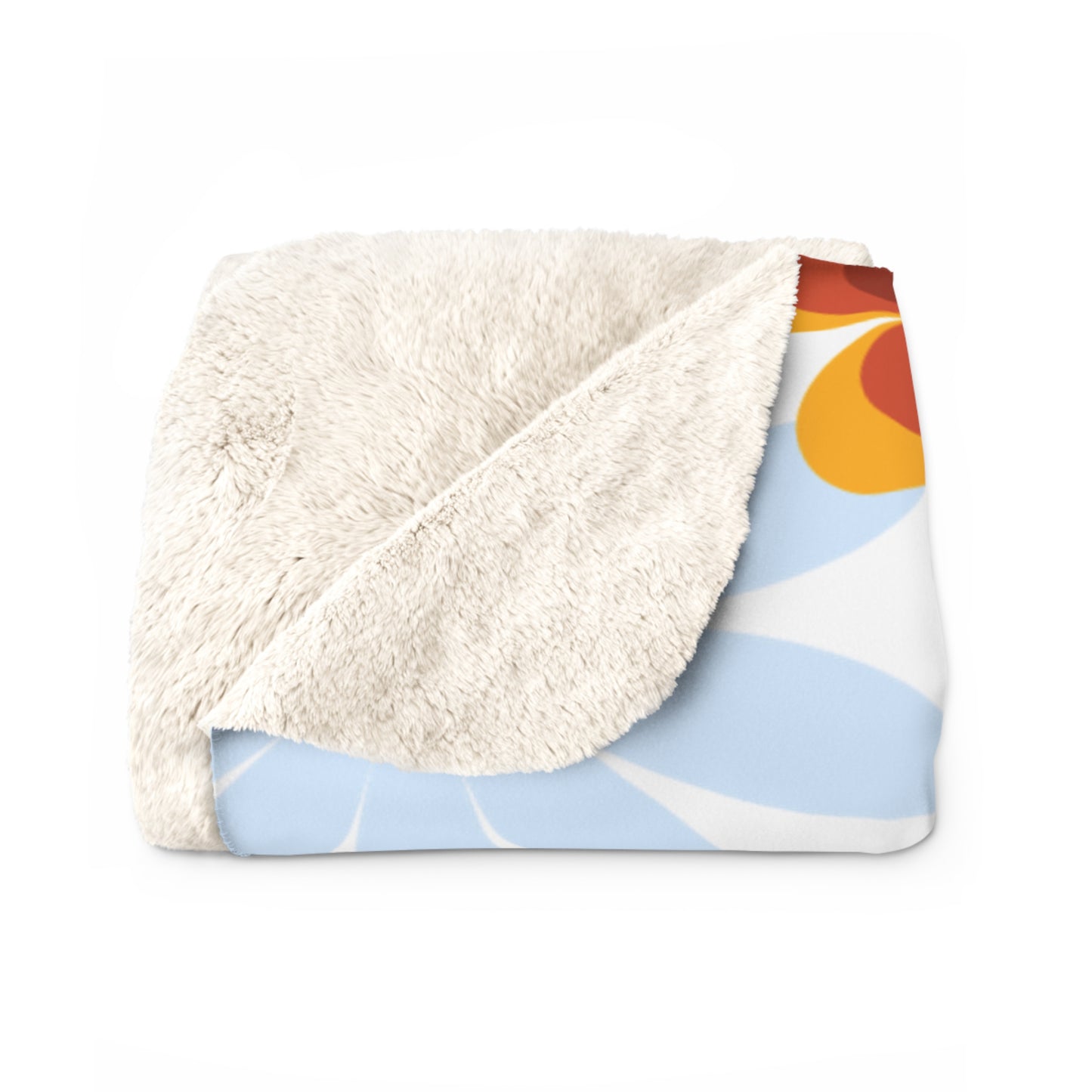 Seventy x Seven 1970's Sherpa Fleece Blanket