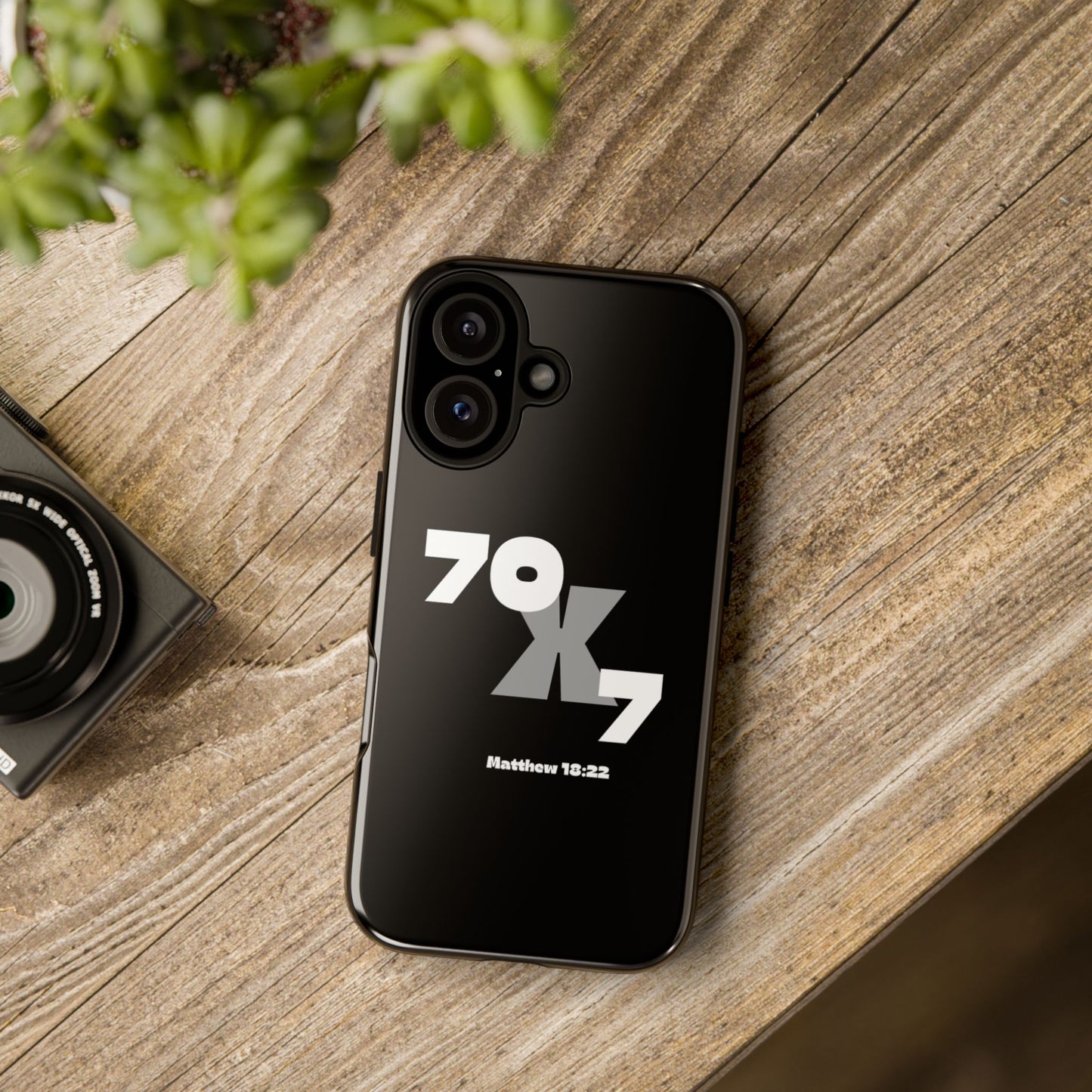 Seventy x Seven Black Phone Case