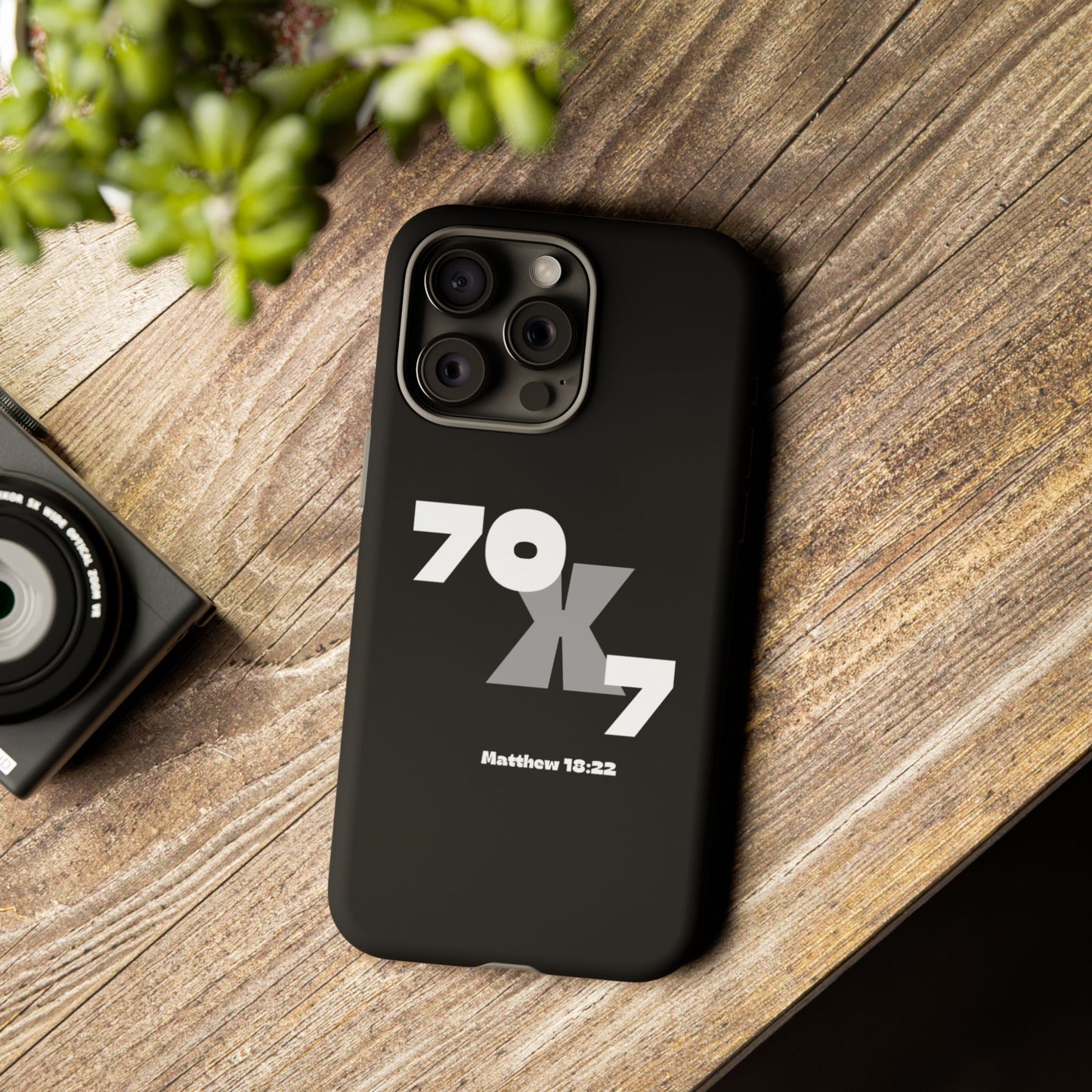 Seventy x Seven Black Phone Case