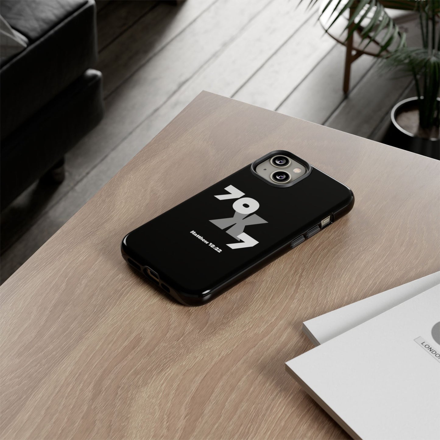 Seventy x Seven Black Phone Case