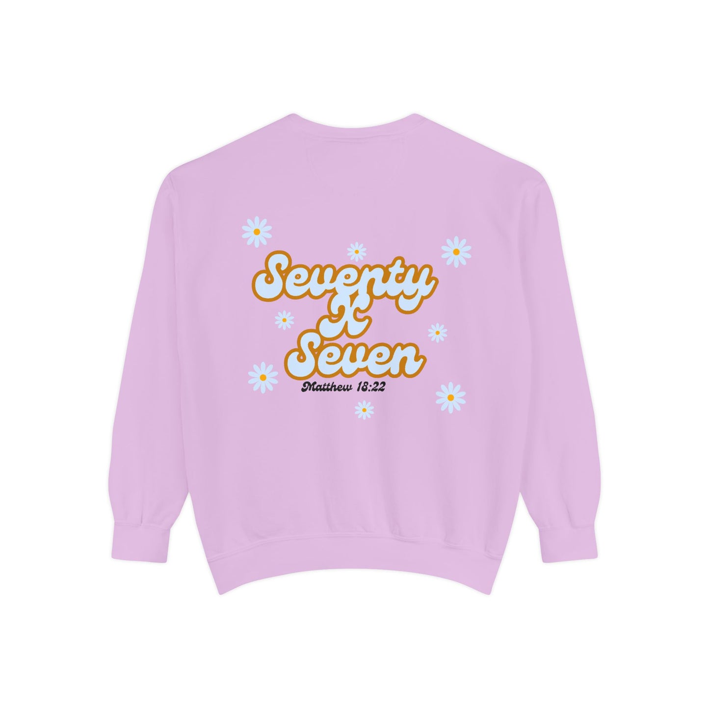 Seventy x Seven Baby Blue Florals Sweatshirt