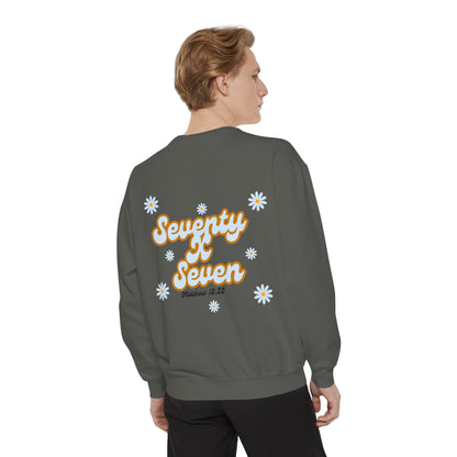 Seventy x Seven Baby Blue Florals Sweatshirt